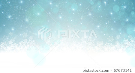 聖誕節雪冬天背景 67673141