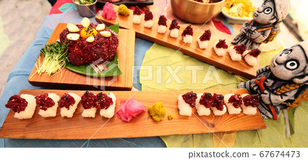 It is Korean food, K food, cooking, and delicious food in Korea. It is Korean food, K food, cooking, and delicious food in Korea. 67674473