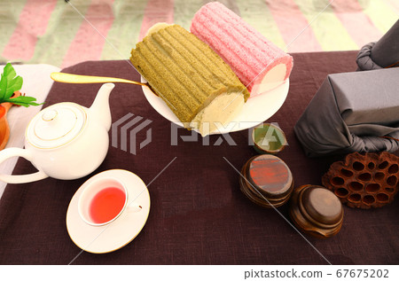 它是韓國食品，K食品，烹飪食品和美味的韓國食品。 67675202