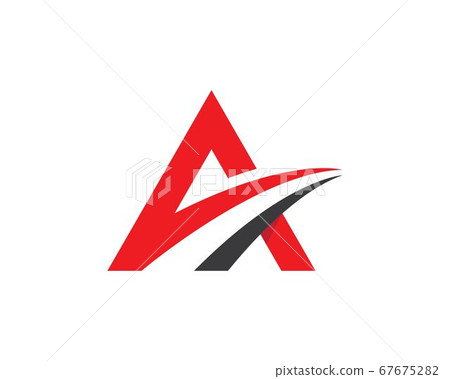 A Letter Faster Logo Template - Stock Illustration [67675282] - PIXTA