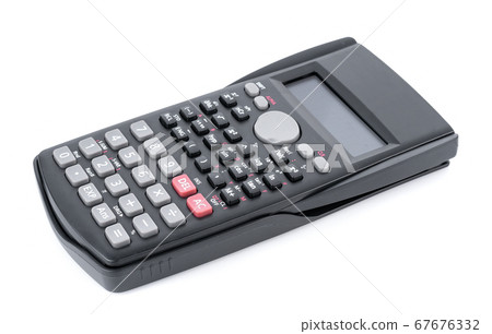 Calculator isolated on white background 67676332