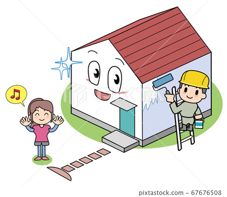 油漆的新房子 油漆的新房子 67676508