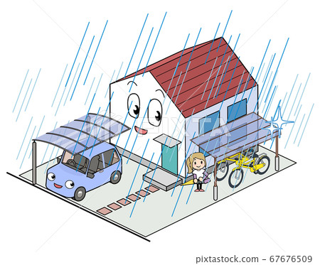 Measures to avoid bicycle rain Measures to avoid bicycle rain 67676509