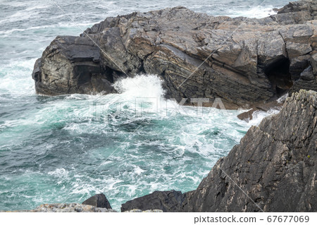 The coastline at Dawros in County Donegal - Ireland. 67677069
