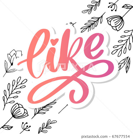 Trendy like letter, great design for any purposes. 67677554