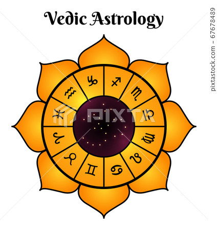Vedic Astrology Isolated Image  67678489