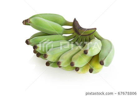 Banana branch isolated on white background Banana branch isolated on white background 67678806