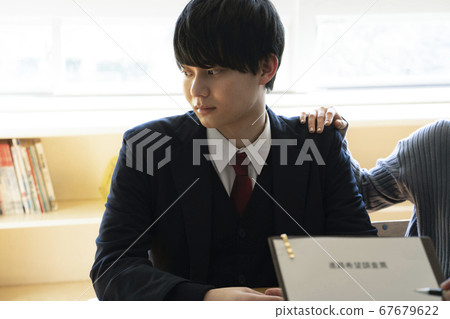 學生接受職業指導 67679622