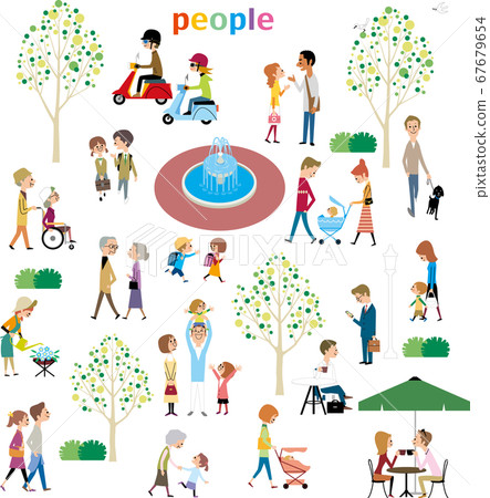 公園裡的人 67679654