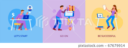 Online Education Flat Concept Online Education Flat Concept 67679914