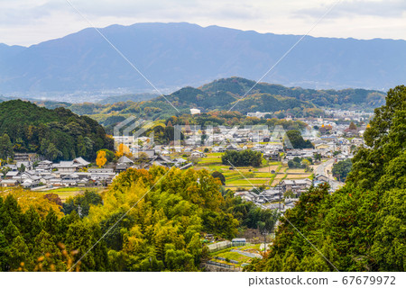 Nara view of Asuka village in autumn colors from Okaji Nara view of Asuka village in autumn colors from Okaji 67679972