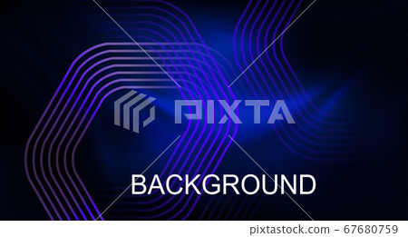 Dark blue gradient design, thin light lines, rounded polygon, frame Dark blue gradient design, thin light lines, rounded polygon, frame 67680759