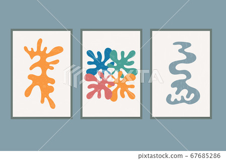 Matisse organic scandi poster hipster style collage Matisse organic scandi poster hipster style collage 67685286