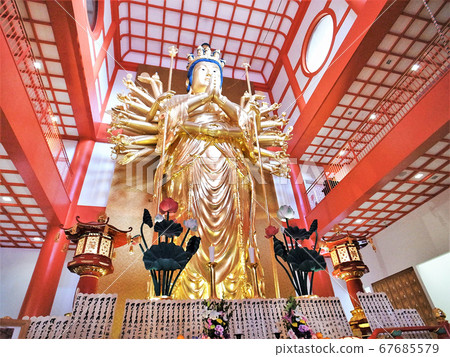 Ozete 11 Eleven Kanzeon Bodhisattva Statue, Kimitei Temple Wakayama 67685579