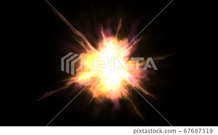 Explosive electric shock/flame effect graphics 67687319
