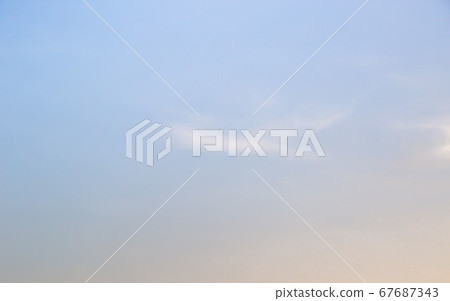 The vast Beautiful sky and four orange clouds that The vast Beautiful sky and four orange clouds that 67687343