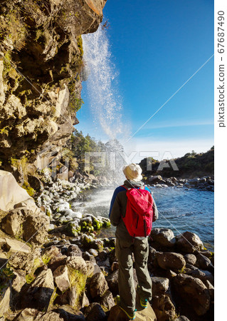 New Zealand waterfall 67687490