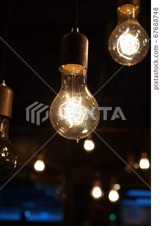 bright filament in vintage lightbulb bright filament in vintage lightbulb 67688748