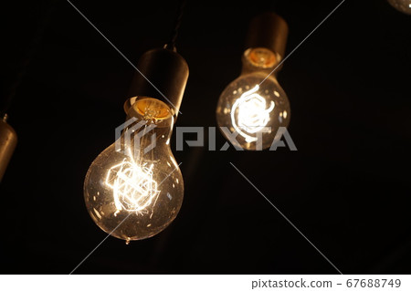 bright filament in vintage lightbulb bright filament in vintage lightbulb 67688749