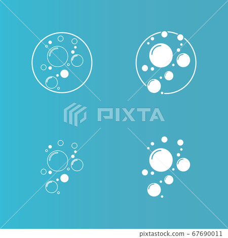 Bubble icon vector Bubble icon vector 67690011