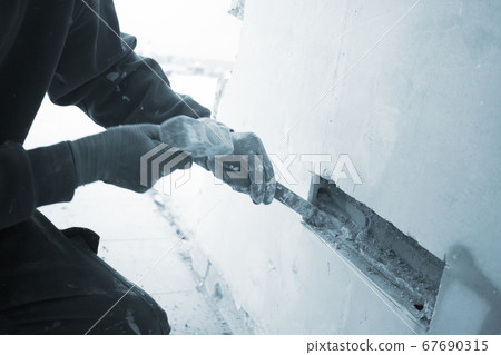 Refurbishment building site works in house Refurbishment building site works in house 67690315