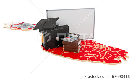 Business education in Malta concept, 3D rendering 67690418