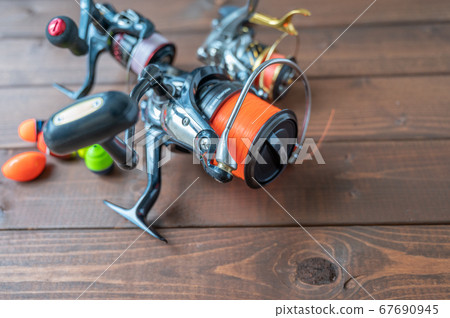 Fishing equipment reel and float 67690945