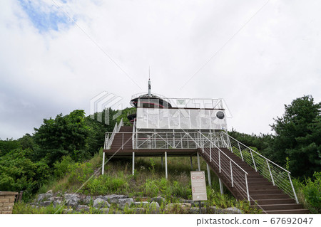 韓國忠北鎮川郡昌平面火山里昌平水庫斗山山 67692047