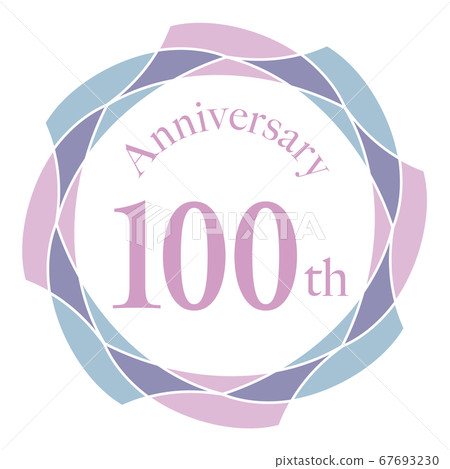 100th anniversary mark 100th anniversary mark 67693230
