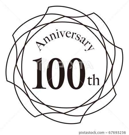 100th anniversary mark 67693236