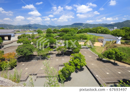 View from the castle tower of Ako Castle Ruins "Japanese Heritage" "100 Famous Castles of Japan" "100 Historical Parks in Japan" Ako City, Hyogo Prefecture View from the castle tower of Ako Castle Ruins "Japanese Heritage" "100 Famous Castles of Japan" "100 Historical Parks in Japan" Ako City, Hyogo Prefecture 67693497