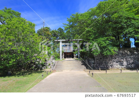 Aoyama Shrine in the main building of the remains of Sasayama Castle "national designated important traditional building preservation district" "100 famous castles in Japan" Aoyama Shrine in the main building of the remains of Sasayama Castle "national designated important traditional building preservation district" "100 famous castles in Japan" 67693517
