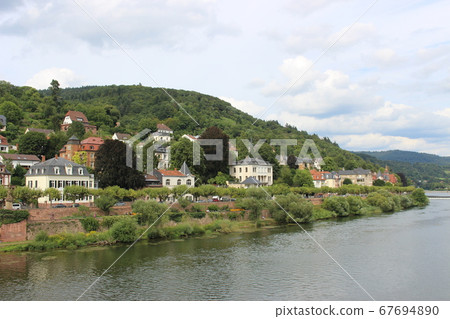 From the Neckar River in Heidelberg [Germany] 67694890