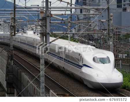 Shinkansen N700S J2 formation at Honmachi overpass 67695572