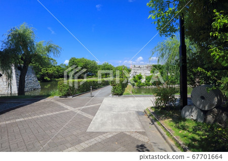 赤穗城城堡的清水門遺址“日本文化遺產”“日本百座著名城堡”“日本一百座歷史公園”兵庫縣赤穗市 67701664