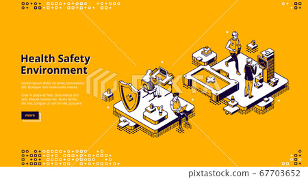 Hse, health safety environment isometric landing Hse, health safety environment isometric landing 67703652