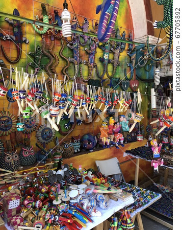 Mexican Queretaro street food landscape 67705892