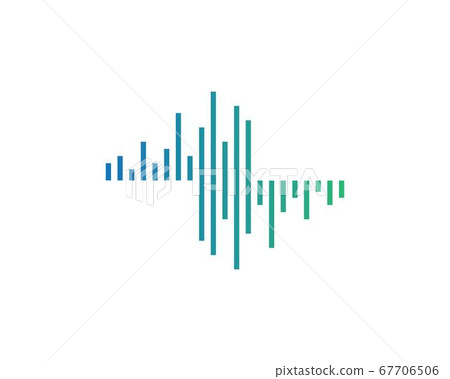 sound wave ilustration 67706506