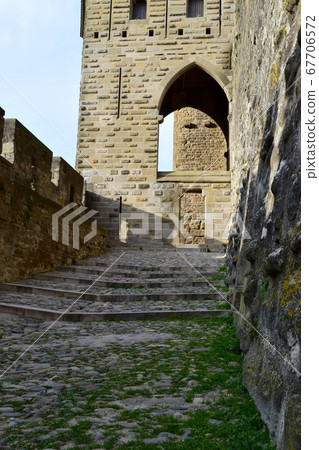 Carcassonne Castle Cobblestones Carcassonne Castle Cobblestones 67706572