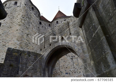 Carcassonne Castle entrance Carcassonne Castle entrance 67706585