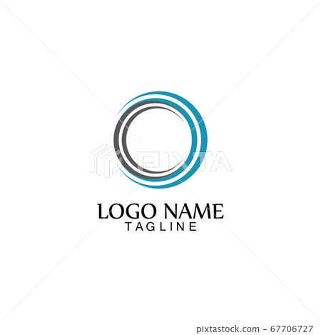 Circle logo and symbol vector icon template app - Stock Illustration ...