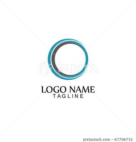 Circle logo and symbol vector icon template app - Stock Illustration ...