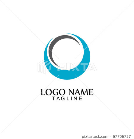 Circle logo and symbol vector icon template app - Stock Illustration ...