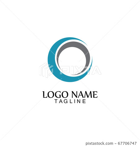 Circle logo and symbol vector icon template app - Stock Illustration ...