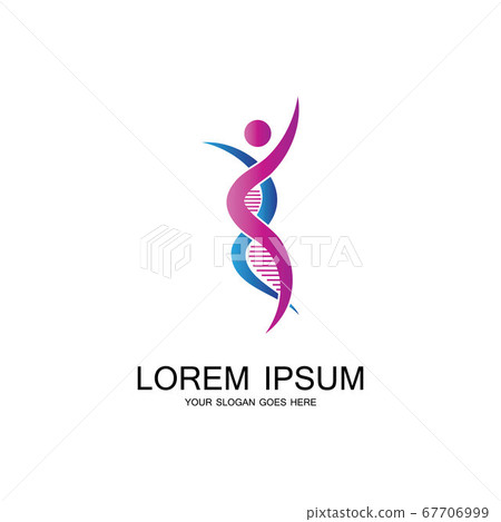 Human DNA logo icon design-vector Human DNA logo icon design-vector 67706999