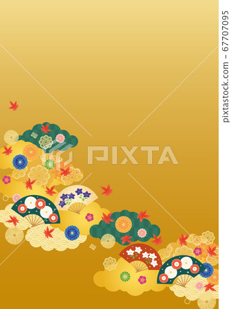 背景素材-秋天日式6-1 67707095