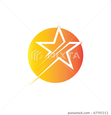 star logo template vector icon illustration 67707211