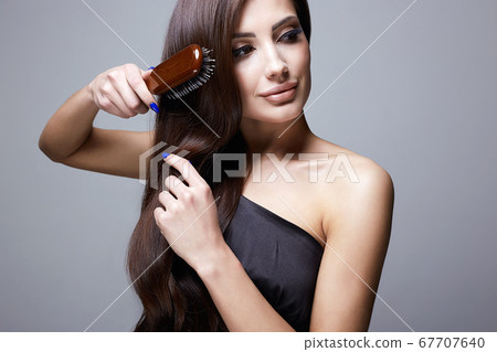 fashion beauty portrait of beautiful woman with fashion beauty portrait of beautiful woman with 67707640