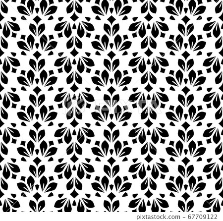 Flower geometric pattern. Seamless vector 67709122