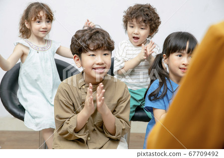 Child teacher study Child teacher study 67709492